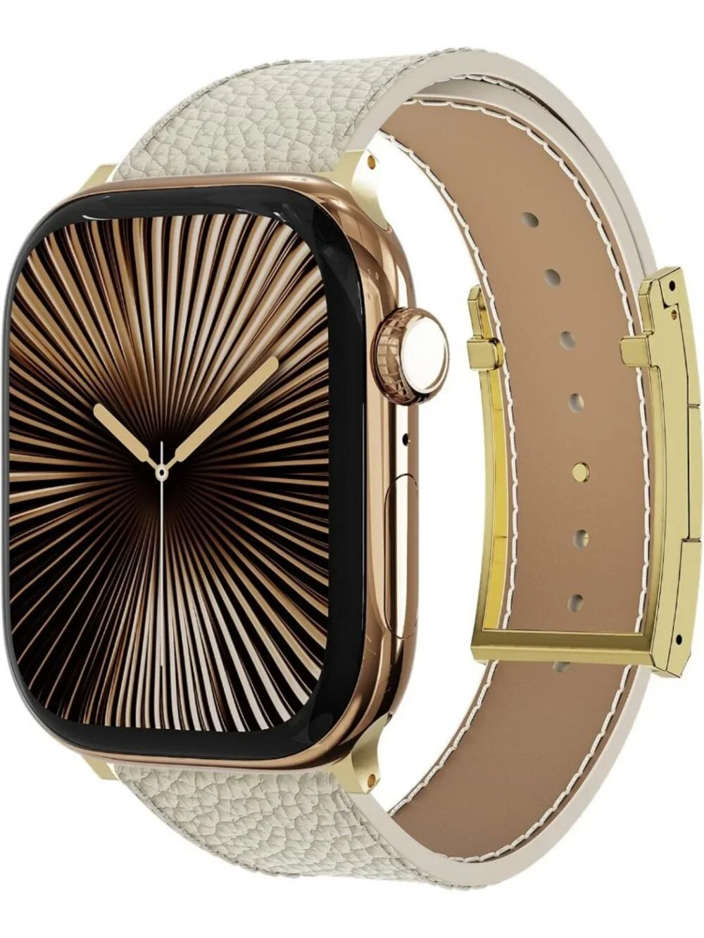 Stylish Leather Magnetic Watch Band for Apple Watch 38mm-49mm, Unisex
